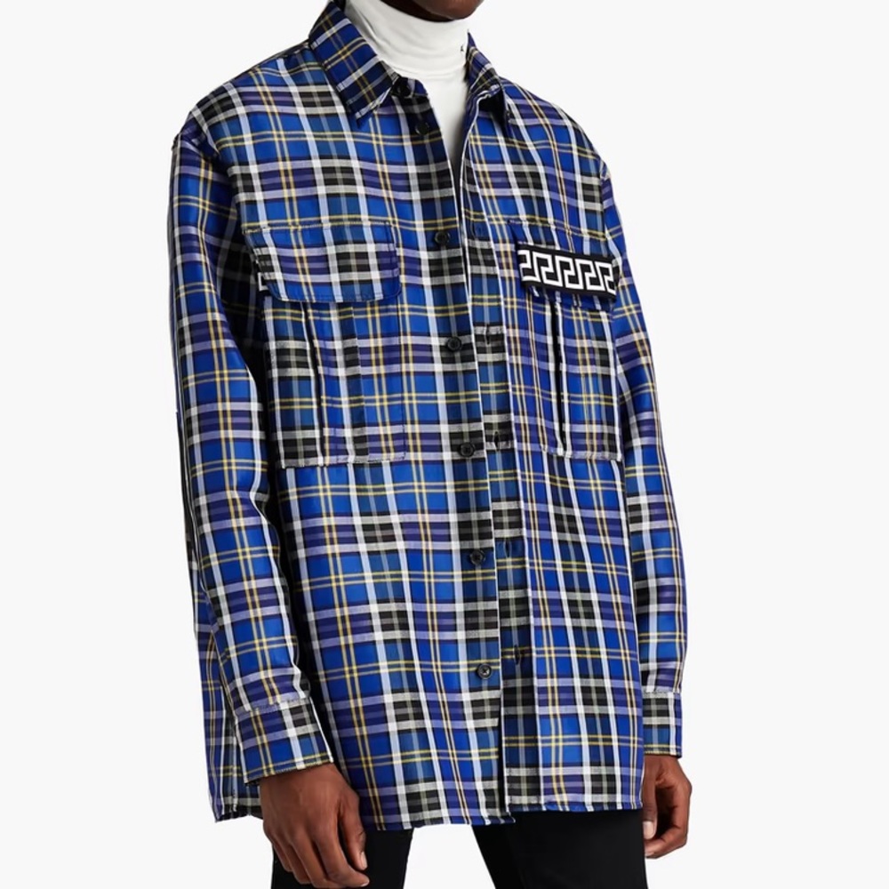 Versace plaid Jacket - Picture 3 of 5
